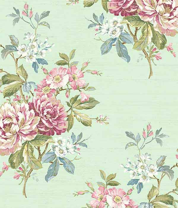 light colored floral pattern