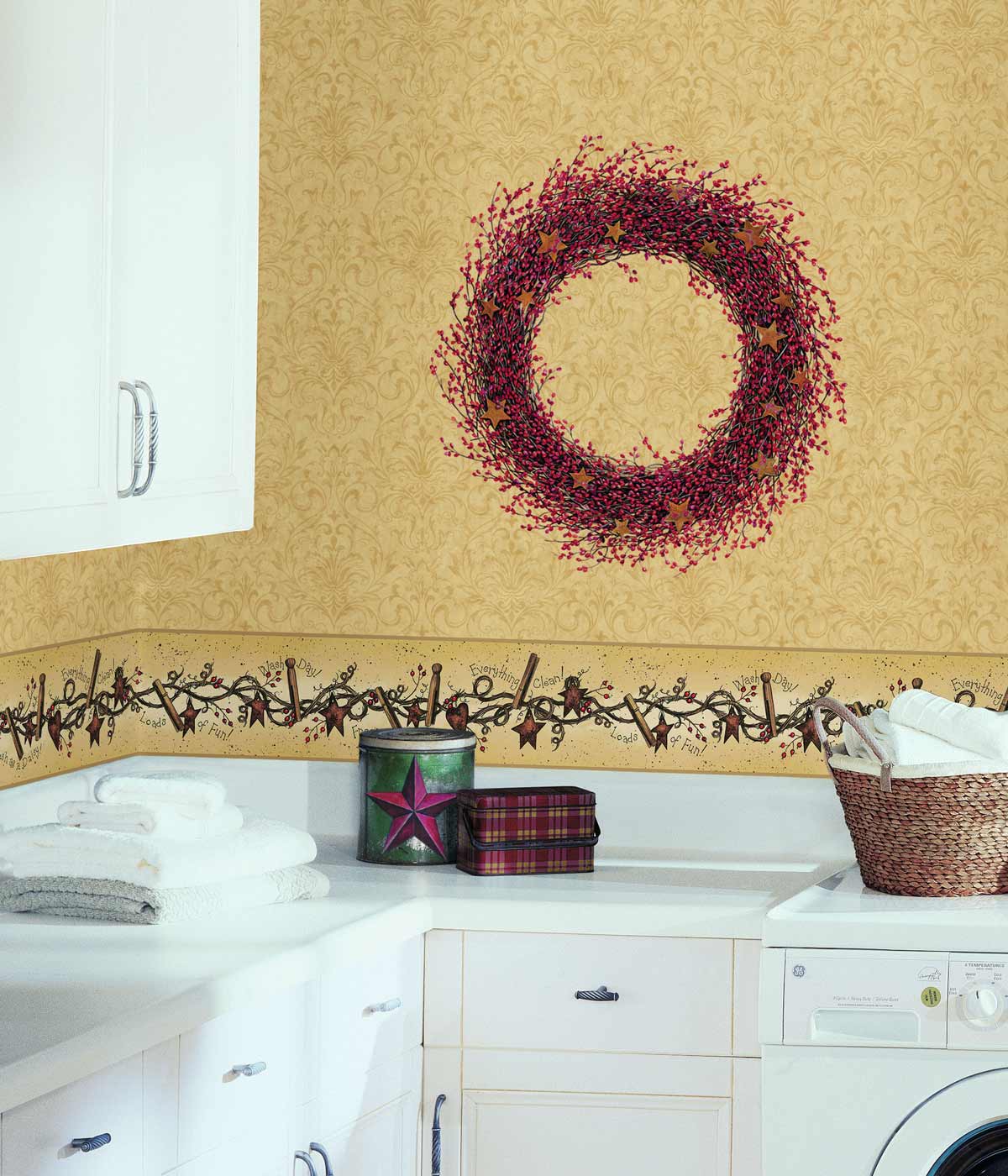 Wallpaper In The Laundry Room - Wallpaper Installation Guide