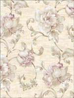 Floral Trail Wallpaper SE50509 by Seabrook Wallpaper for sale at Wallpapers To Go
