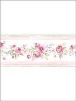 Roses Border PR79654 by Norwall Wallpaper for sale at Wallpapers To Go