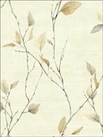 Leaf Branches Wallpaper SG40206 by Pelican Prints Wallpaper for sale at Wallpapers To Go