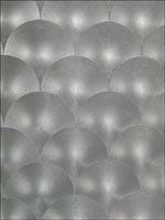 Silver Metallic Circles Wallpaper MI623 by Astek Wallpaper for sale at Wallpapers To Go