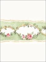 Floral Border PP79059 by Norwall Wallpaper for sale at Wallpapers To Go