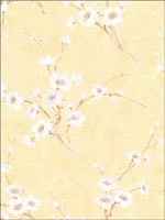 Floral Trail Wallpaper AI41603 by Seabrook Wallpaper for sale at Wallpapers To Go