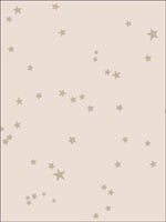 Stars Pink and Gold Wallpaper 1033015 by Cole and Son Wallpaper for sale at Wallpapers To Go