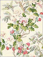 Chinese Peony Rose Multipurpose Fabric 2009164731 by Lee Jofa Fabrics for sale at Wallpapers To Go