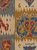 Izmir Ikat Sapphire Red Upholstery Fabric 2013109519 by Lee Jofa Fabrics for sale at Wallpapers To Go