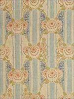 Eloise Blue Orange Multipurpose Fabric 2015108159 by Lee Jofa Fabrics for sale at Wallpapers To Go