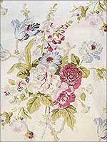 Grenville Glazed Chintz Pink Green Multipurpose Fabric BFC362673 by Lee Jofa Fabrics for sale at Wallpapers To Go