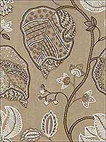 Handmade Floral Smoked Pearl Multipurpose Fabric 336331611 by Kravet Fabrics for sale at Wallpapers To Go