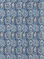 Gleniffer Blue and Beige Fabric F985022 by Thibaut Fabrics for sale at Wallpapers To Go