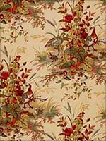 Quail Meadow Autumn Fabric 1106043 by Schumacher Fabrics for sale at Wallpapers To Go