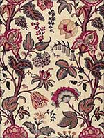 Tree Of Life Spice On Linen Fabric 172611 by Schumacher Fabrics for sale at Wallpapers To Go
