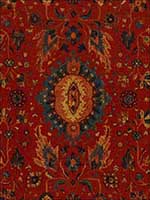 Jahanara Carpet Turkish Red Fabric 172790 by Schumacher Fabrics for sale at Wallpapers To Go