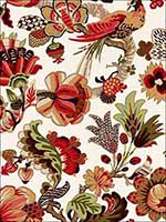 Cambourne Coral Fabric 173822 by Schumacher Fabrics for sale at Wallpapers To Go