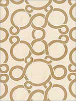 Conundrum Biscuit Fabric 174171 by Schumacher Fabrics for sale at Wallpapers To Go