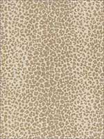 Leopard Linen Print Sesame Fabric 174842 by Schumacher Fabrics for sale at Wallpapers To Go