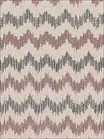 Sierra Ikat Raisin Fabric 175312 by Schumacher Fabrics for sale at Wallpapers To Go