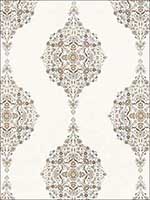 Mehndi Linen Print Flax Fabric 175320 by Schumacher Fabrics for sale at Wallpapers To Go