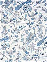 Campagne Bleu And Gris Fabric 175952 by Schumacher Fabrics for sale at Wallpapers To Go