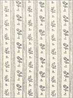 Cabanon Stripe Gris Fabric 175961 by Schumacher Fabrics for sale at Wallpapers To Go