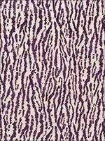 Animaux Eggplant Fabric 176374 by Schumacher Fabrics for sale at Wallpapers To Go