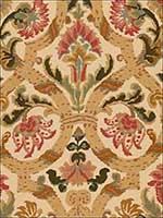 Halstead Rose And Gold Fabric 2638929 by Schumacher Fabrics for sale at Wallpapers To Go