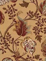 Fox Hollow Honey And Smoke Fabric 2639647 by Schumacher Fabrics for sale at Wallpapers To Go