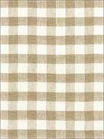 Sidney Check Sheer Natural Fabric 55540 by Schumacher Fabrics for sale at Wallpapers To Go