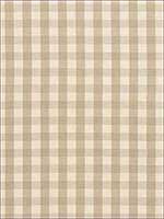 Elton Cotton Check Beige Fabric 63051 by Schumacher Fabrics for sale at Wallpapers To Go