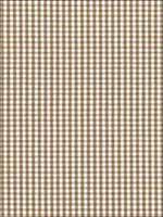 Barnet Cotton Check Mocha Fabric 64626 by Schumacher Fabrics for sale at Wallpapers To Go