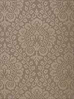 Amalfi Damask Smoke Fabric 64692 by Schumacher Fabrics for sale at Wallpapers To Go