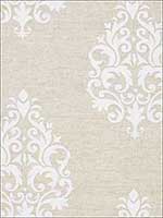 Belfort Linen Applique Linen Fabric 65100 by Schumacher Fabrics for sale at Wallpapers To Go
