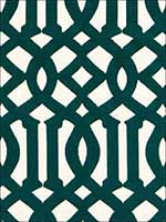 Imperial Trellis Velvet Peacock Fabric 65590 by Schumacher Fabrics for sale at Wallpapers To Go