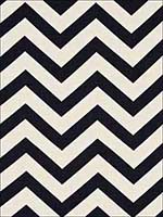 Antibes Chevron Jet Fabric 65923 by Schumacher Fabrics for sale at Wallpapers To Go