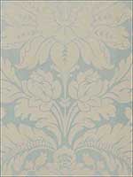 Anvers Damask Azure Fabric 66561 by Schumacher Fabrics for sale at Wallpapers To Go