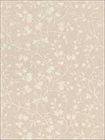 Wildflower Embroidery Linen Fabric 67190 by Schumacher Fabrics for sale at Wallpapers To Go