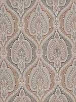 Odalisque Tabac Fabric 68920 by Schumacher Fabrics for sale at Wallpapers To Go
