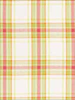 St Martin Plaid Lime Fabric 68070 by Schumacher Fabrics for sale at Wallpapers To Go