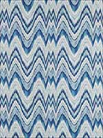 Valkyrie Flame Stitch Delft Fabric 68940 by Schumacher Fabrics for sale at Wallpapers To Go
