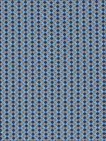 Huxley Tile Blue Fabric 69872 by Schumacher Fabrics for sale at Wallpapers To Go