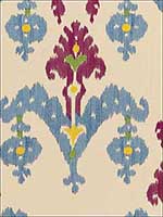 Raja Embroidery Jewel Fabric 65812 by Schumacher Fabrics for sale at Wallpapers To Go