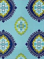 Super Paradise Print Pool Fabric 174320 by Schumacher Fabrics for sale at Wallpapers To Go