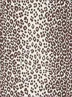 Iconic Leopard Brown Fabric 176450 by Schumacher Fabrics for sale at Wallpapers To Go