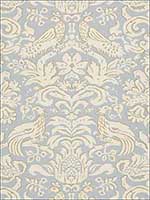 Aldwyn Damask Robins Egg Fabric 1328000 by Schumacher Fabrics for sale at Wallpapers To Go