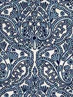 Claremont Crewel Embroidery Delft Fabric 64310 by Schumacher Fabrics for sale at Wallpapers To Go