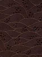 Stonewaves Walnut Fabric 5003103 by Vervain Fabrics for sale at Wallpapers To Go