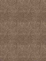 Crop Art Circles Cocoa Fabric 5006007 by Vervain Fabrics for sale at Wallpapers To Go