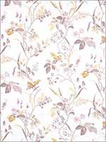 Papillon Lemon Fabric 5007101 by Vervain Fabrics for sale at Wallpapers To Go
