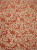 Otomi Tangerine Fabric 5034704 by Vervain Fabrics for sale at Wallpapers To Go